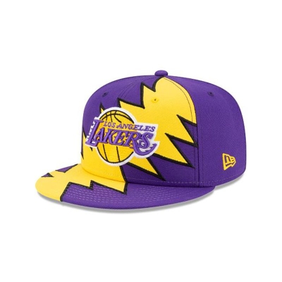 Sapca New Era Los Angeles Lakers NBA Flash 9FIFTY Snapback - Violet